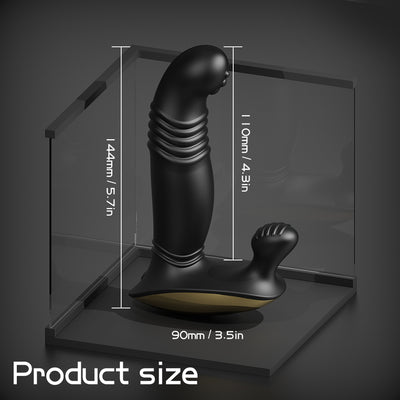 YoYoLemon massageador de próstata estimulador de ponto P para homens, brinquedo anal vibratório