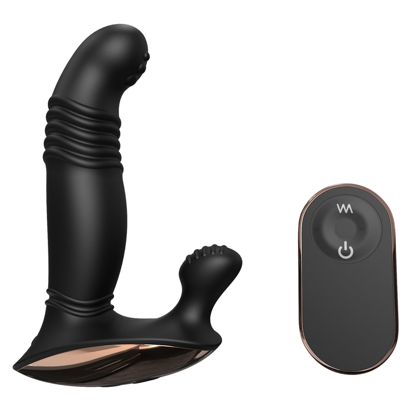 YoYoLemon massageador de próstata estimulador de ponto P para homens, brinquedo anal vibratório